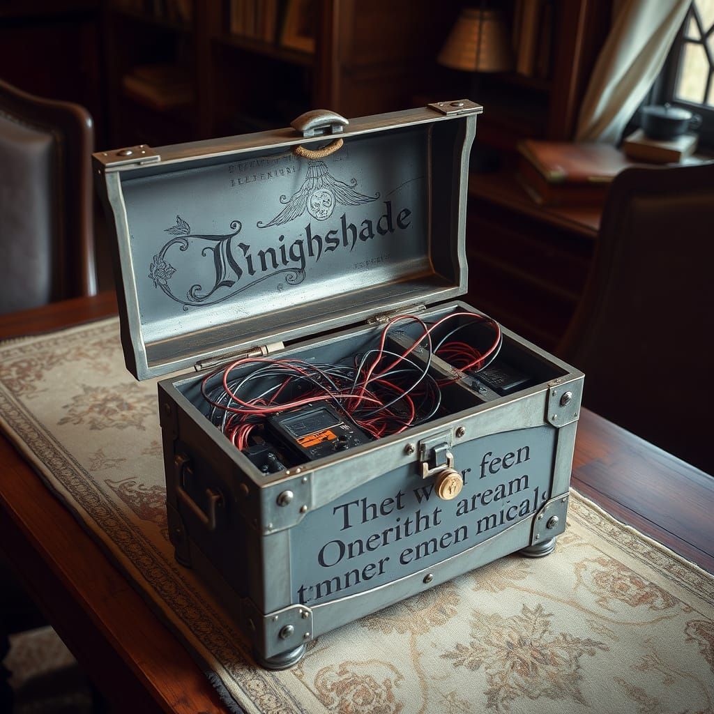 High-Tech Secrets Hidden in Pewter Coffer