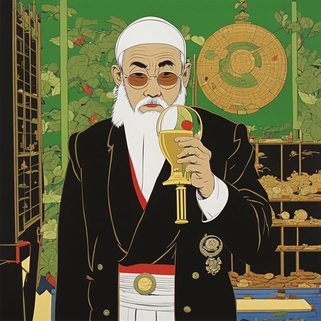 Erotic Horror Dreamscape in Ukiyo-e Style