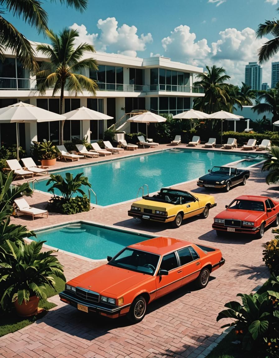 Luxury Lifestyle in 80s Miami