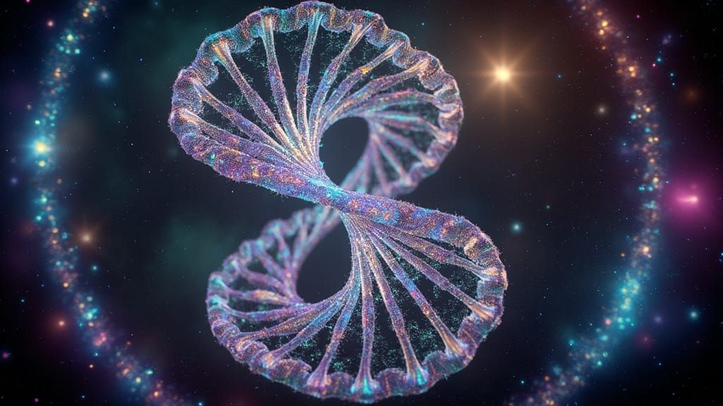 Double Helix in Hyperspace, Cosmic Panorama