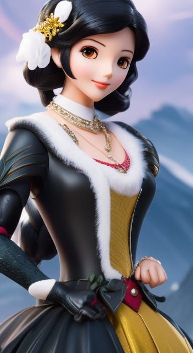 Snow white as luffy