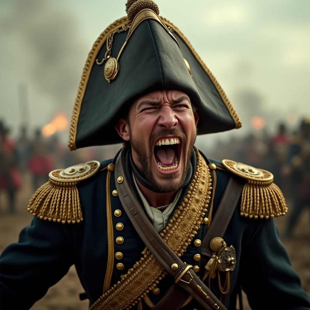 Epic Napoleonic Soldier in Fury