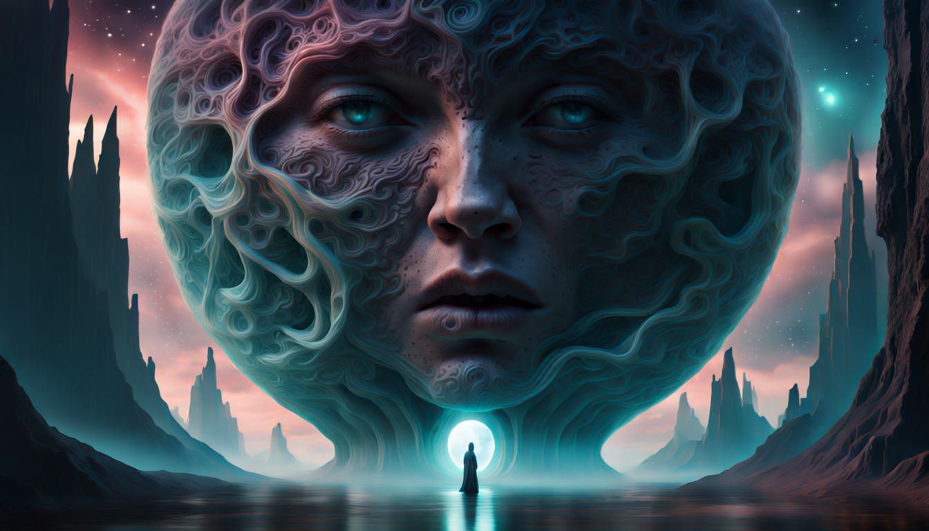 Mystical Dreamscape: Ethereal Cosmic Surrealism in 8K