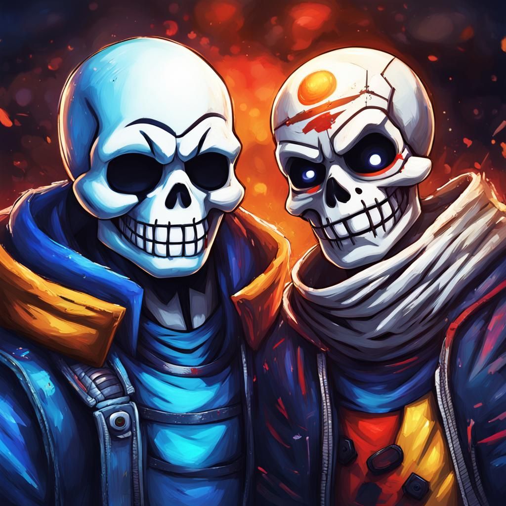 Sans and papyrus