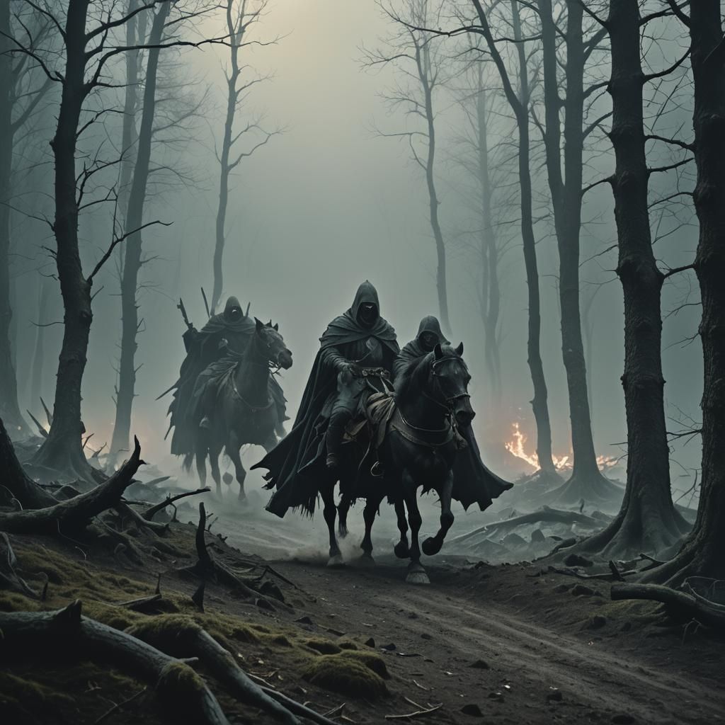 Dramatic Nazgul Cinematic Film Still