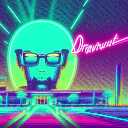 Synthwave Neon Retro Aesthetic