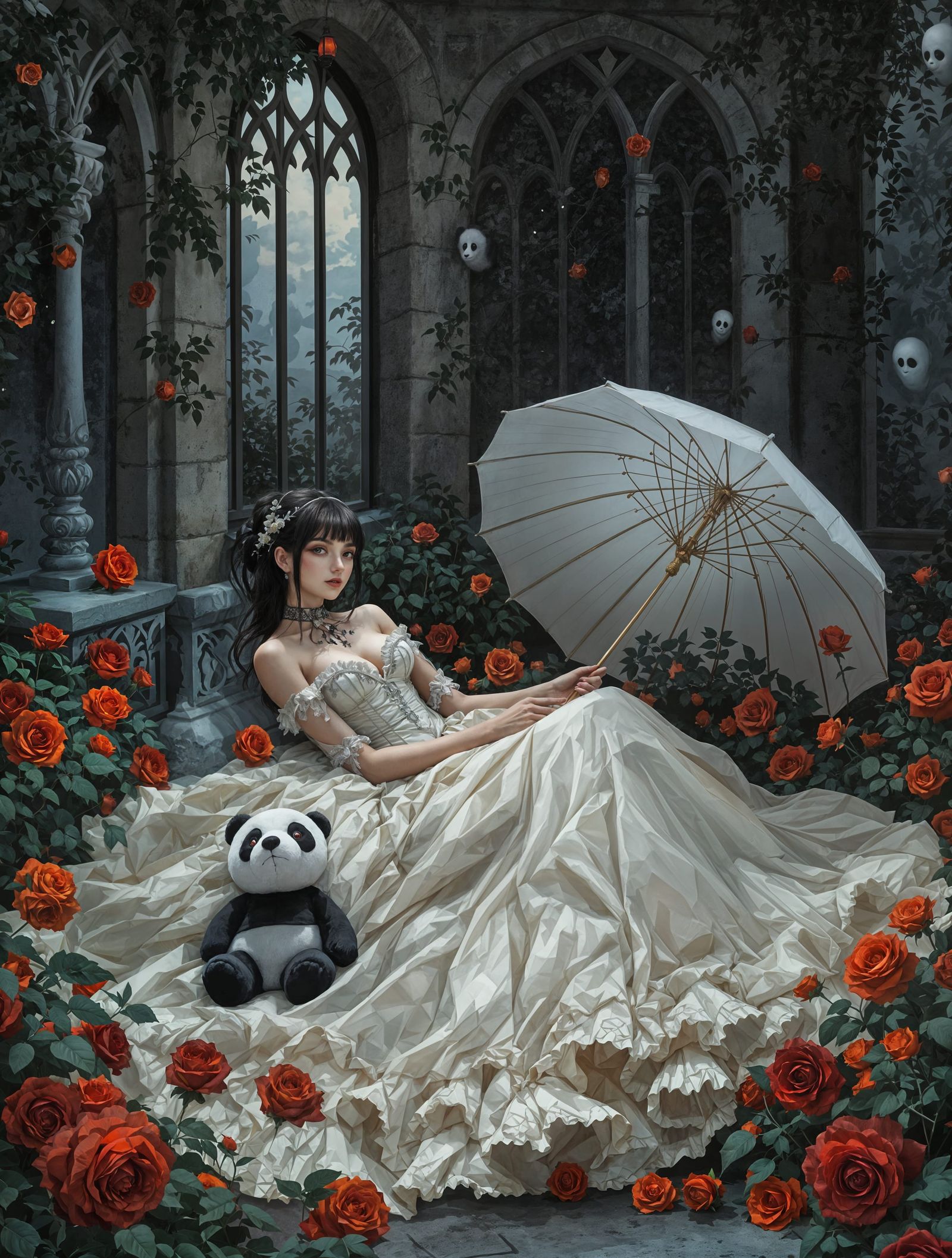 Gothic Greenhouse Elegance in Victorian Style