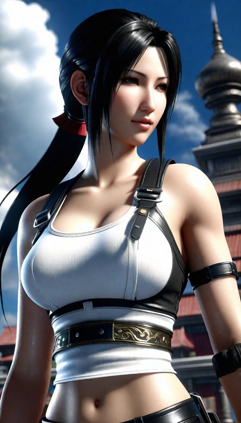 Tifa Lockhart Trading Card: Final Fantasy Graphics