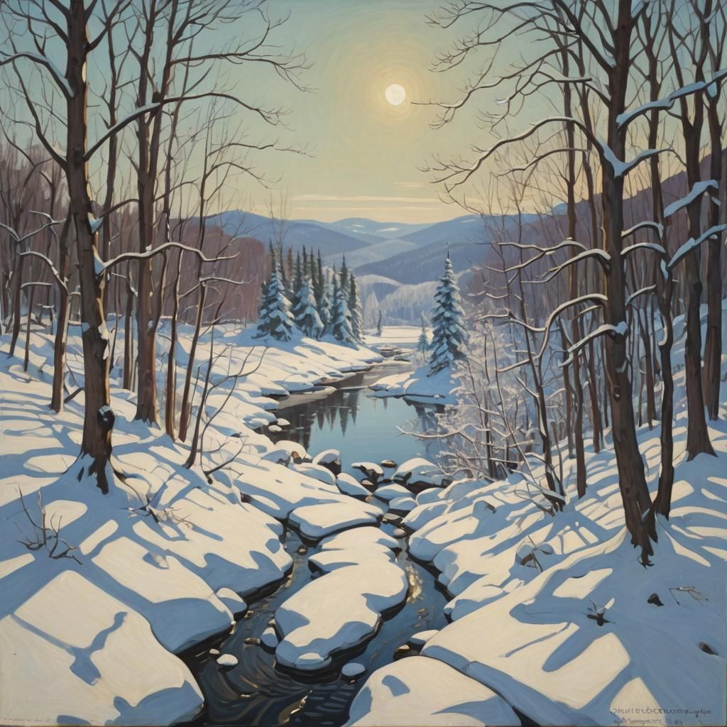 Frosted Wilderness in the Canadian Tradition