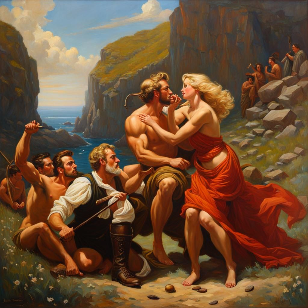 Circe seducing Ulysses