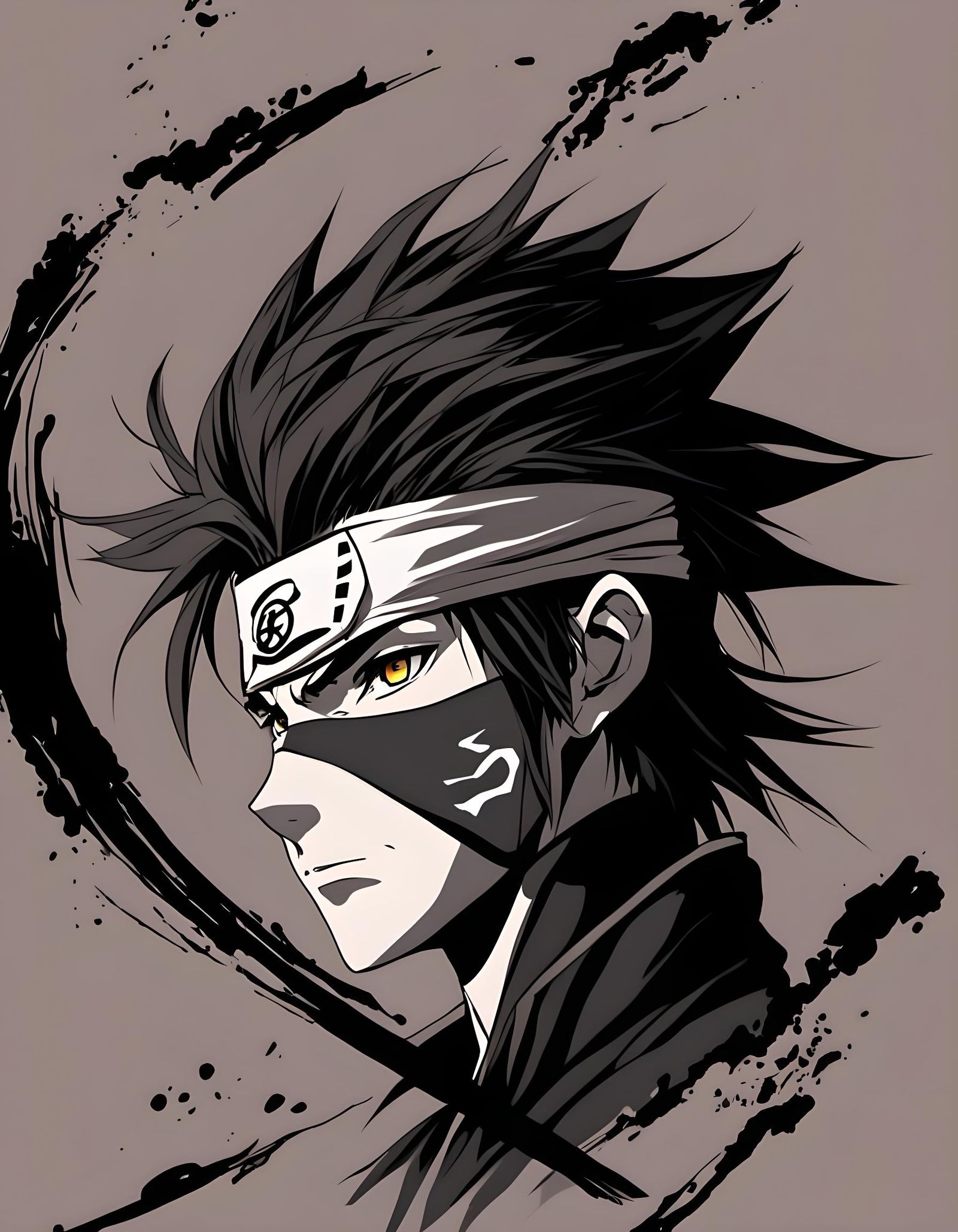 Handsome Jock as Naruto Ninja: Anime Portrait