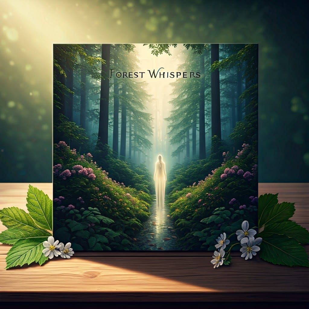 Forest Whispers Vinyl Record Cover Art