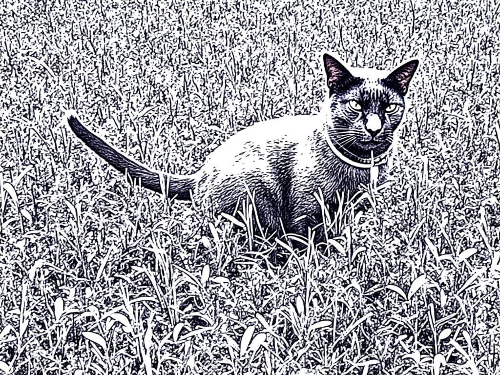 Mr. Breeze Swims Through Catnip Field