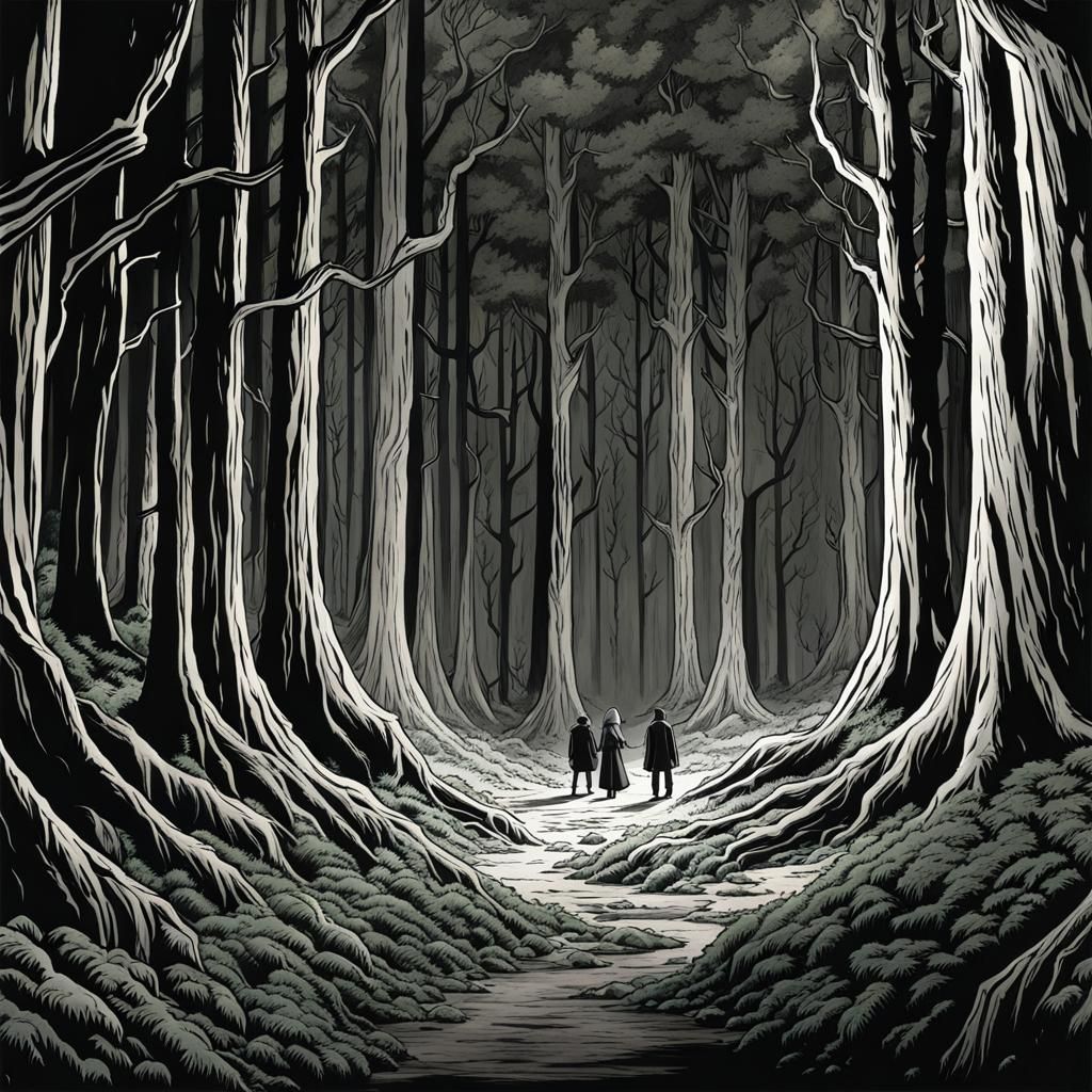 Eldritch Forest Storyboard Art