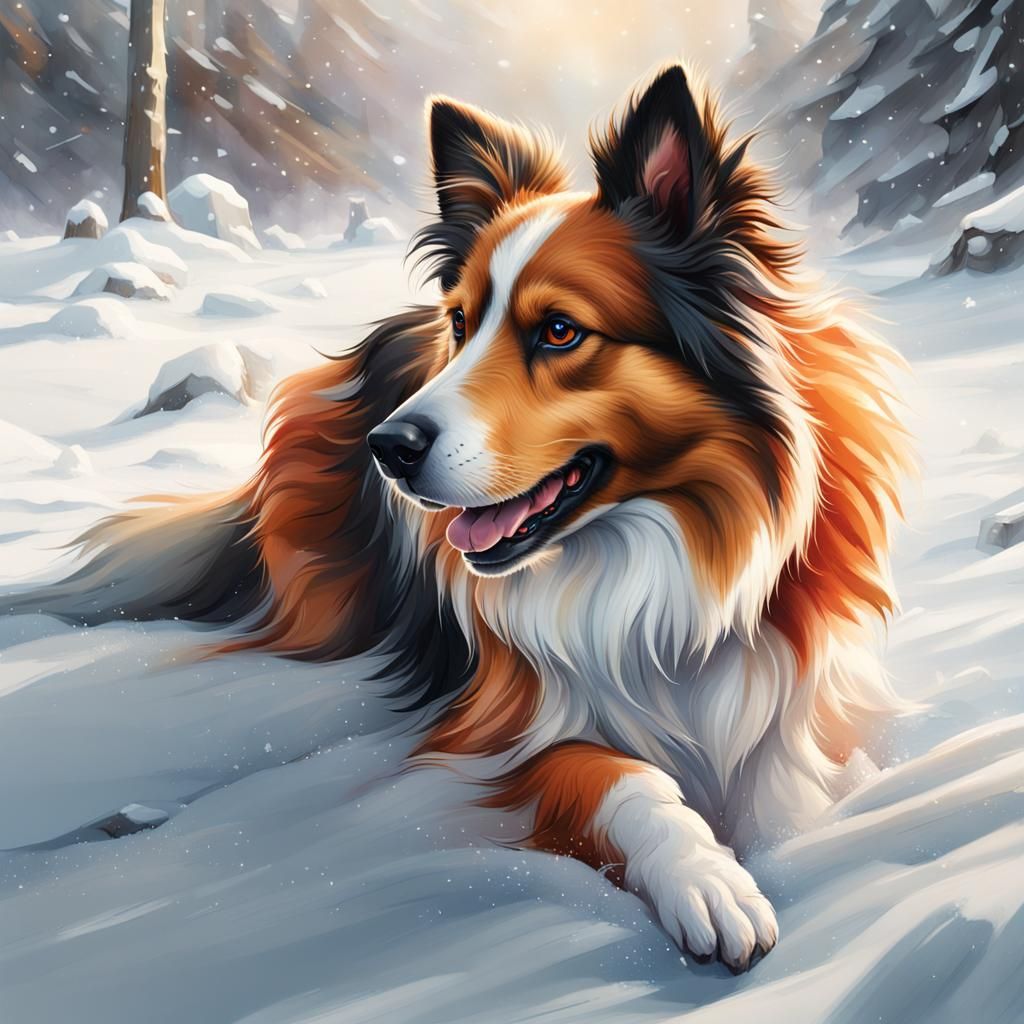 Winter Doggo