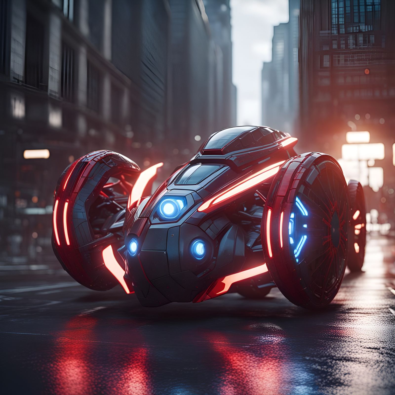 Futuristic Spiderman Vehicle: 3D Game Cinematic Art
