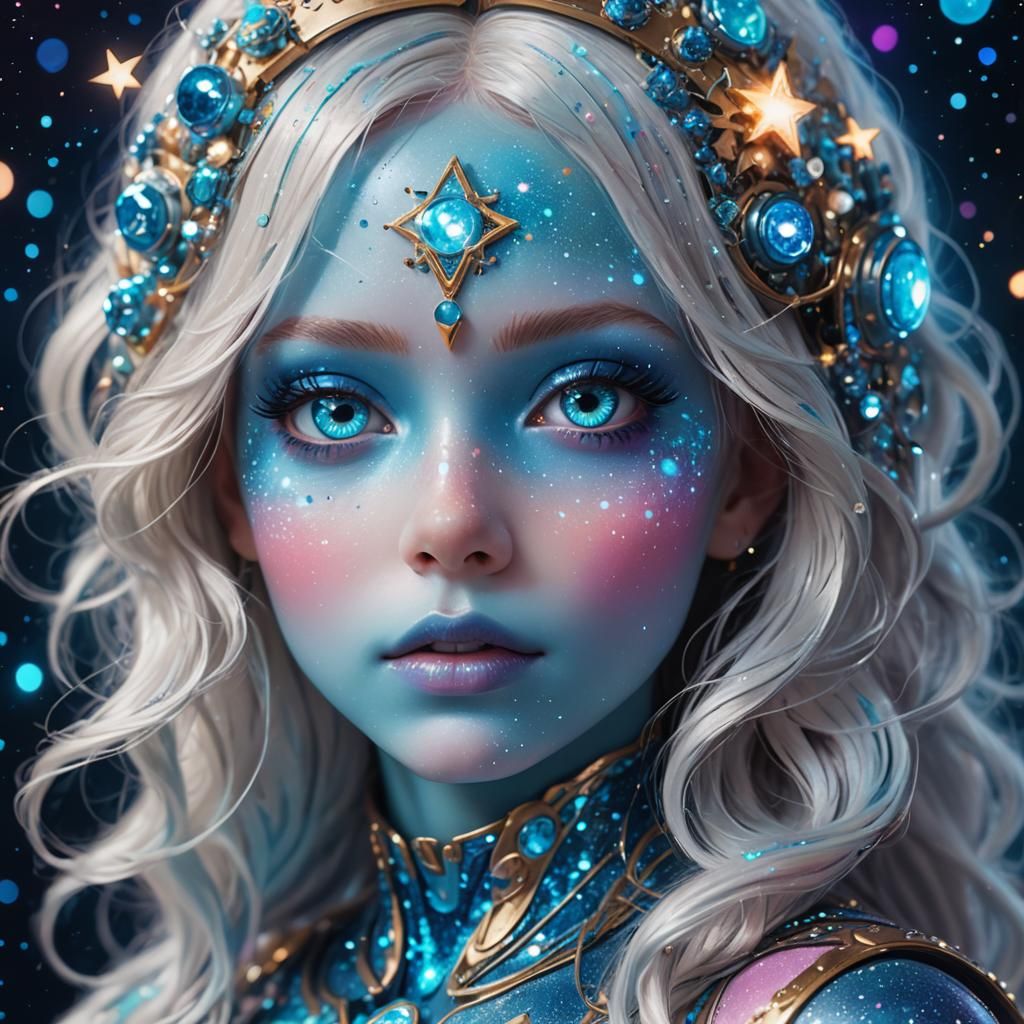 Cosmic StarChild Creating Cosmos in Marvel Style