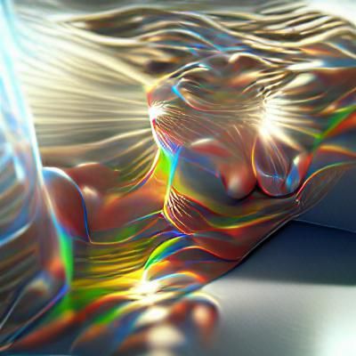 Abstract Liquid Light Forms and Swirls