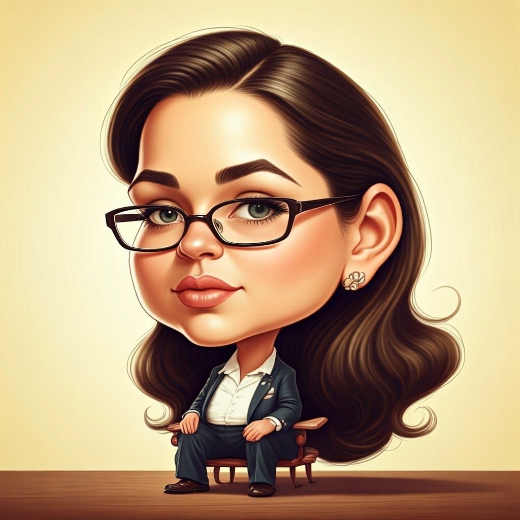 Vintage Hollywood Caricature