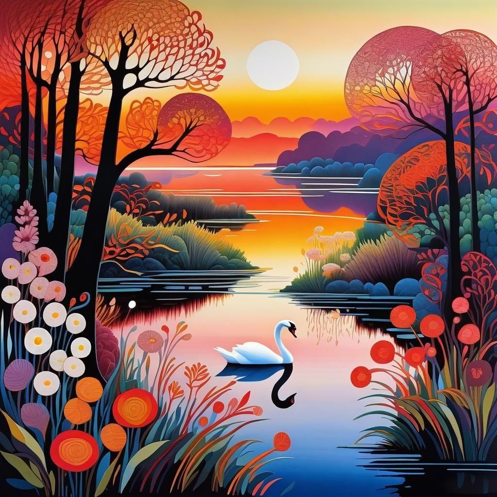 Abstract AI-Generated Image