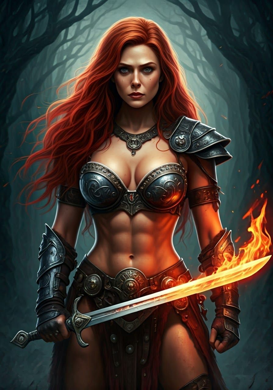 Red Sonja: Elizabeth Olsen as a Fierce Barbarian