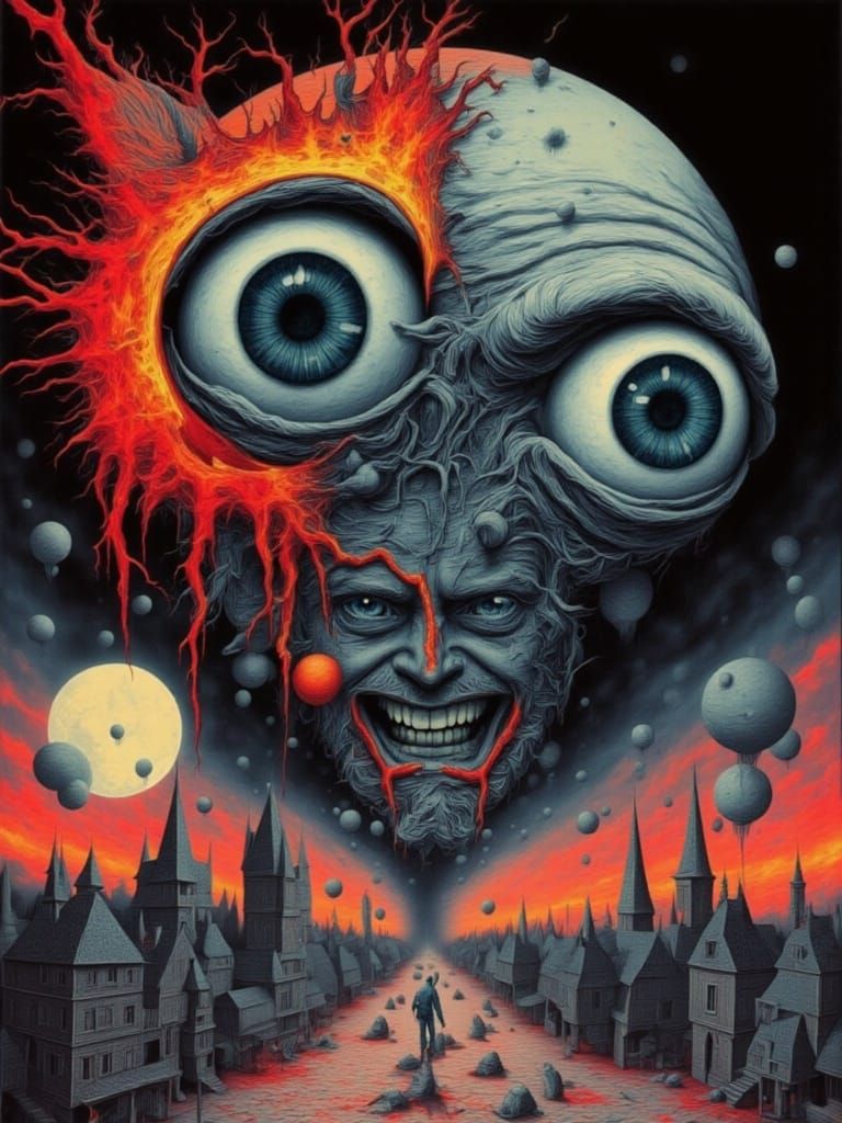 Man Mutations and Fractal Faces in Dreamscape