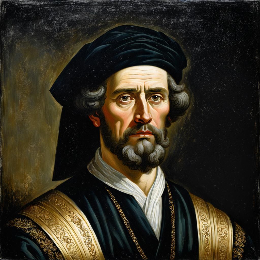 Classical Portrait in Academic Style