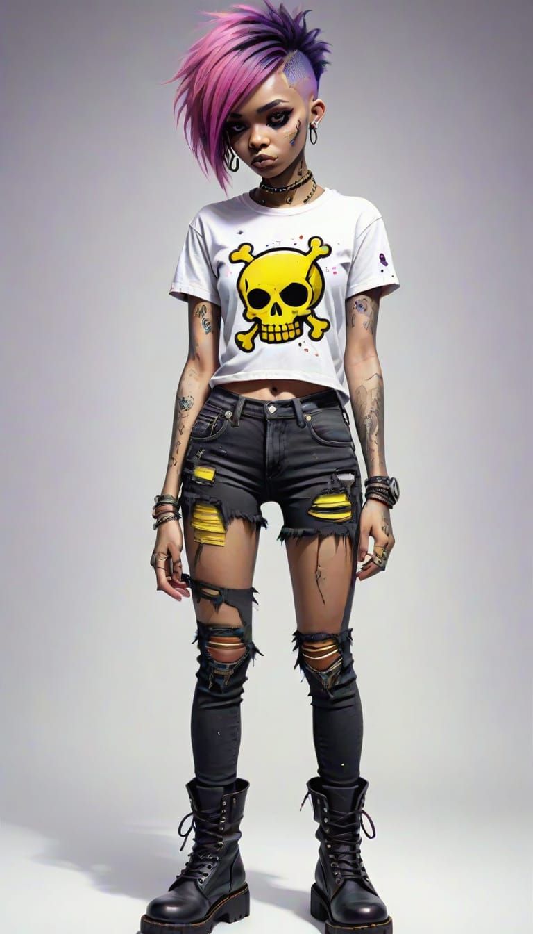 Punkcore Rebellion in Pastel Colors