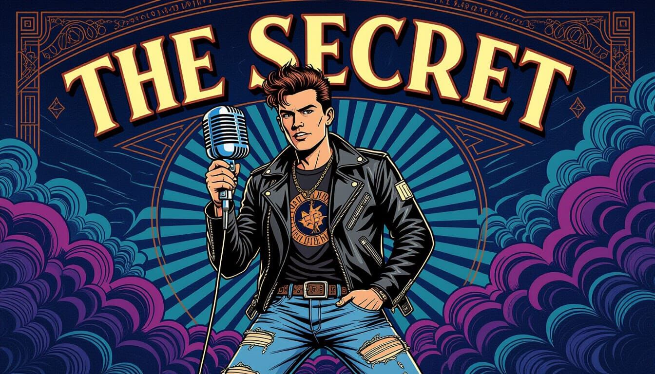 Skater Punk with Microphone in Hergé, Bilal, and Moebius Sty...