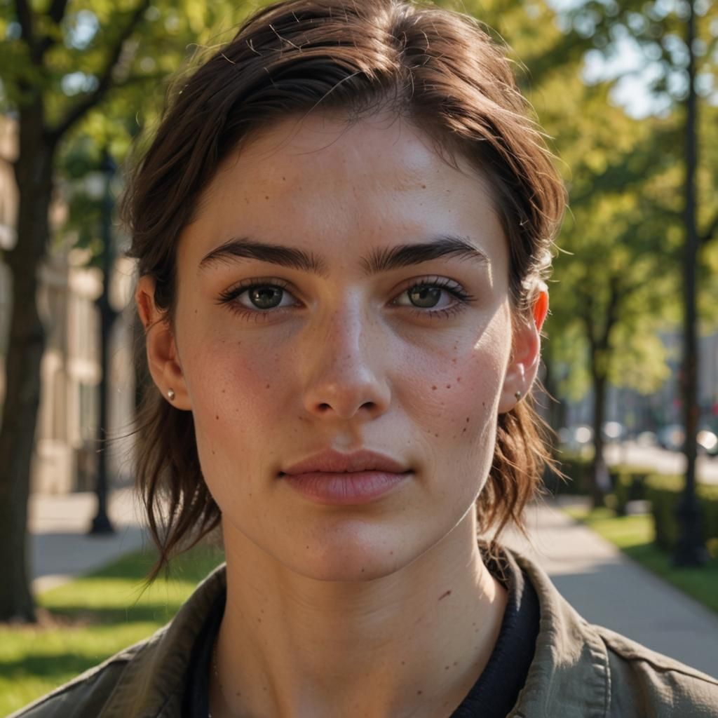 Photorealistic Selfie of a Swiss Woman with Makeup