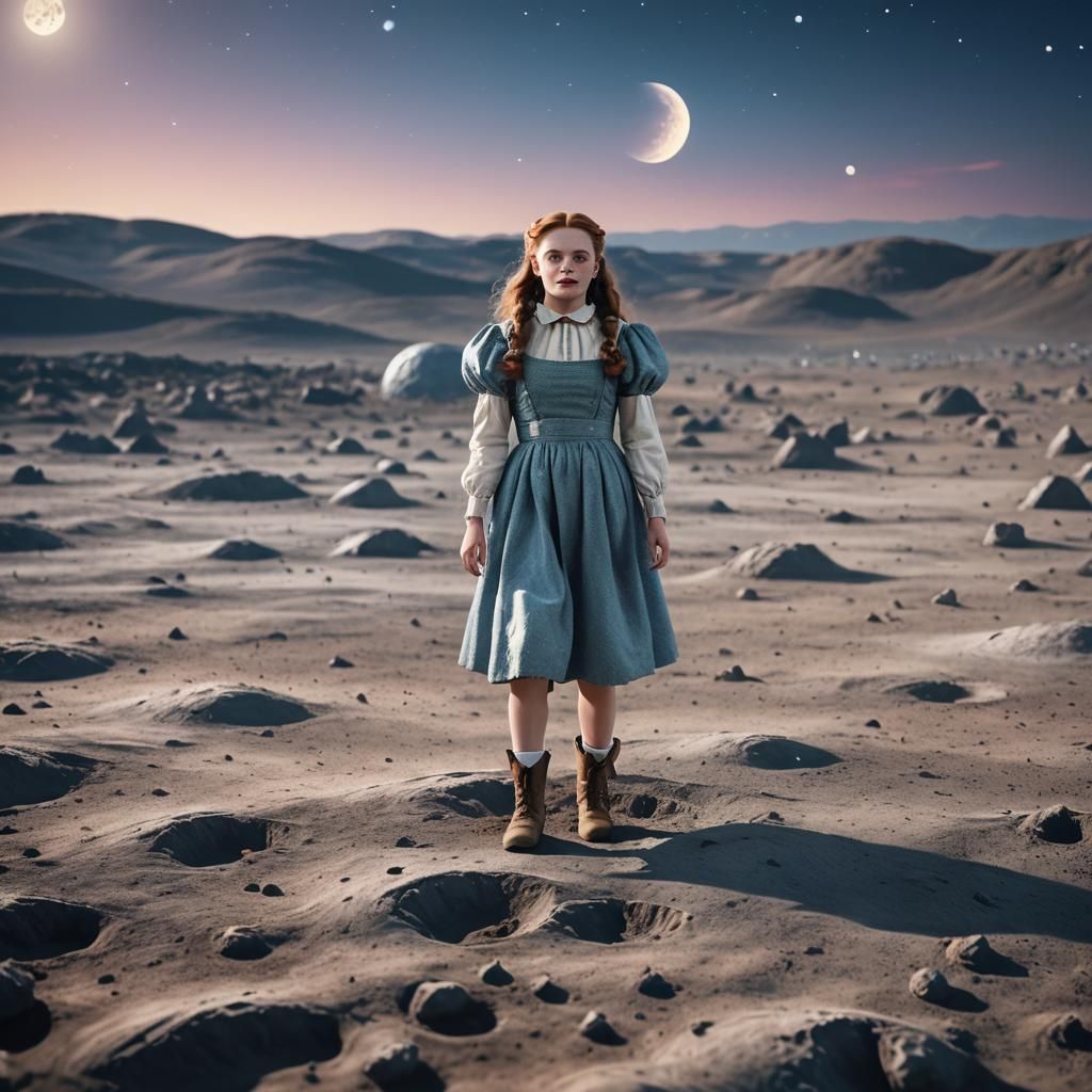Dorothy on the Moon: Sci-Fi Photography