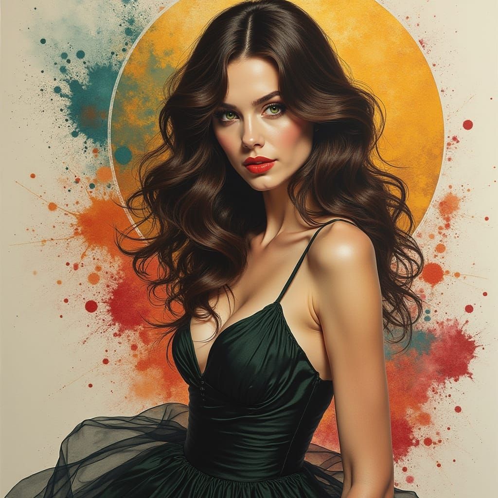 Ready for her blind date