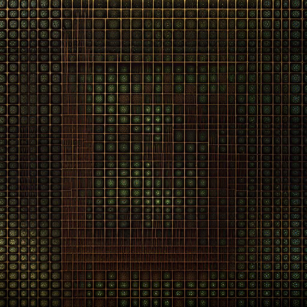 Intricate Fractal Encoded Matrix Pattern