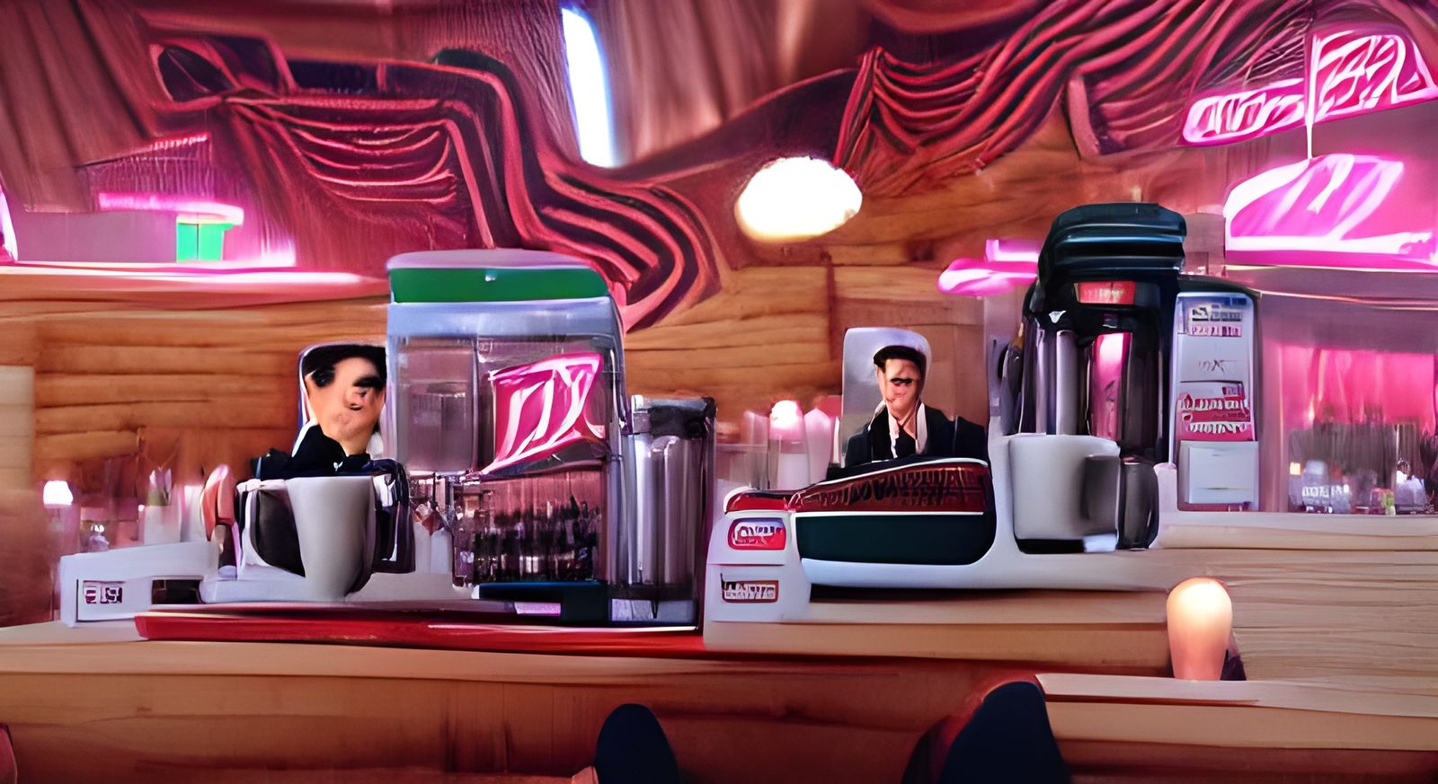 Dale Cooper at the RR Diner: A Twin Peaks Scene