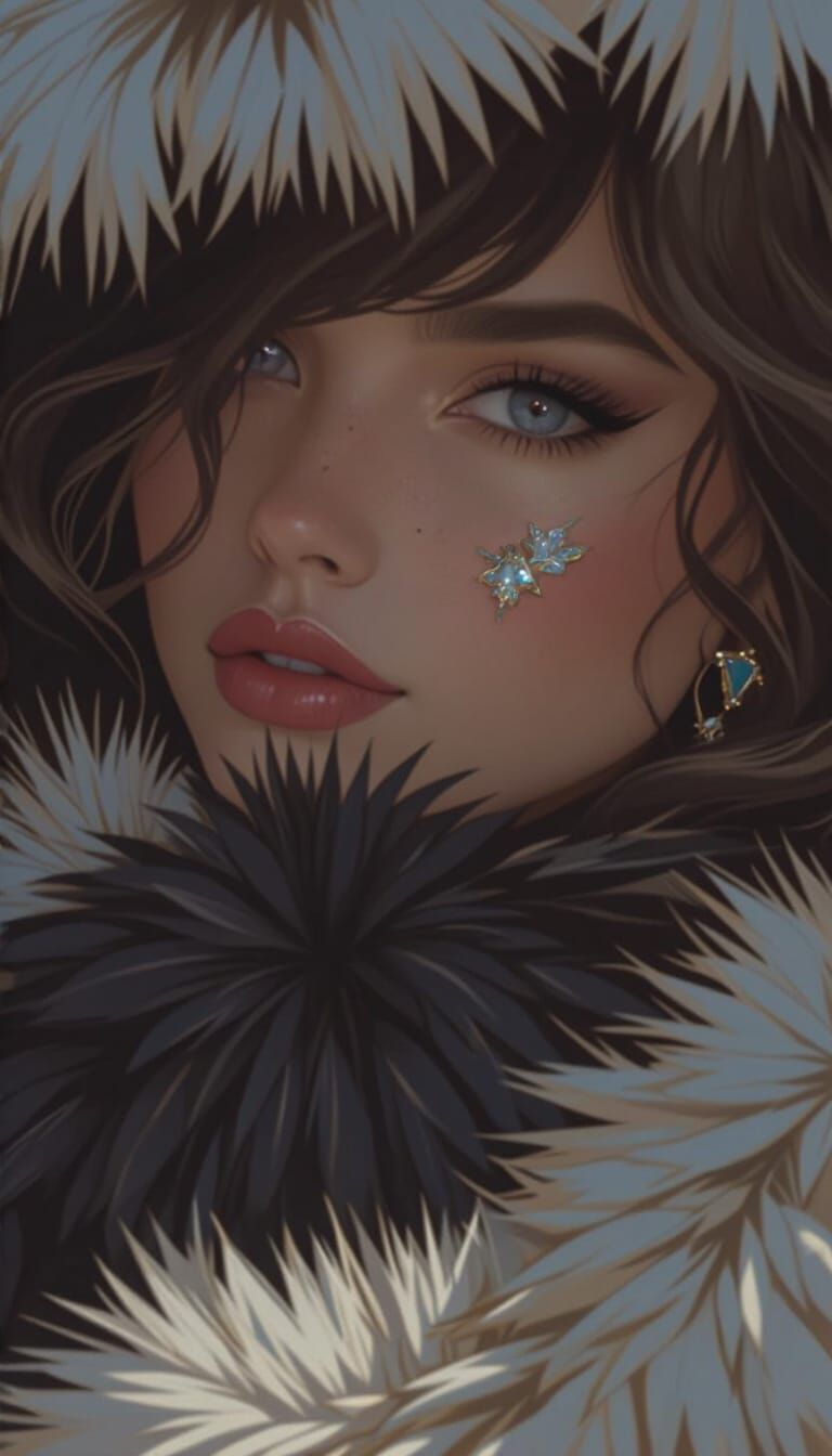 Inca Princess in Golden Castle, Hyperrealistic Fantasy Art