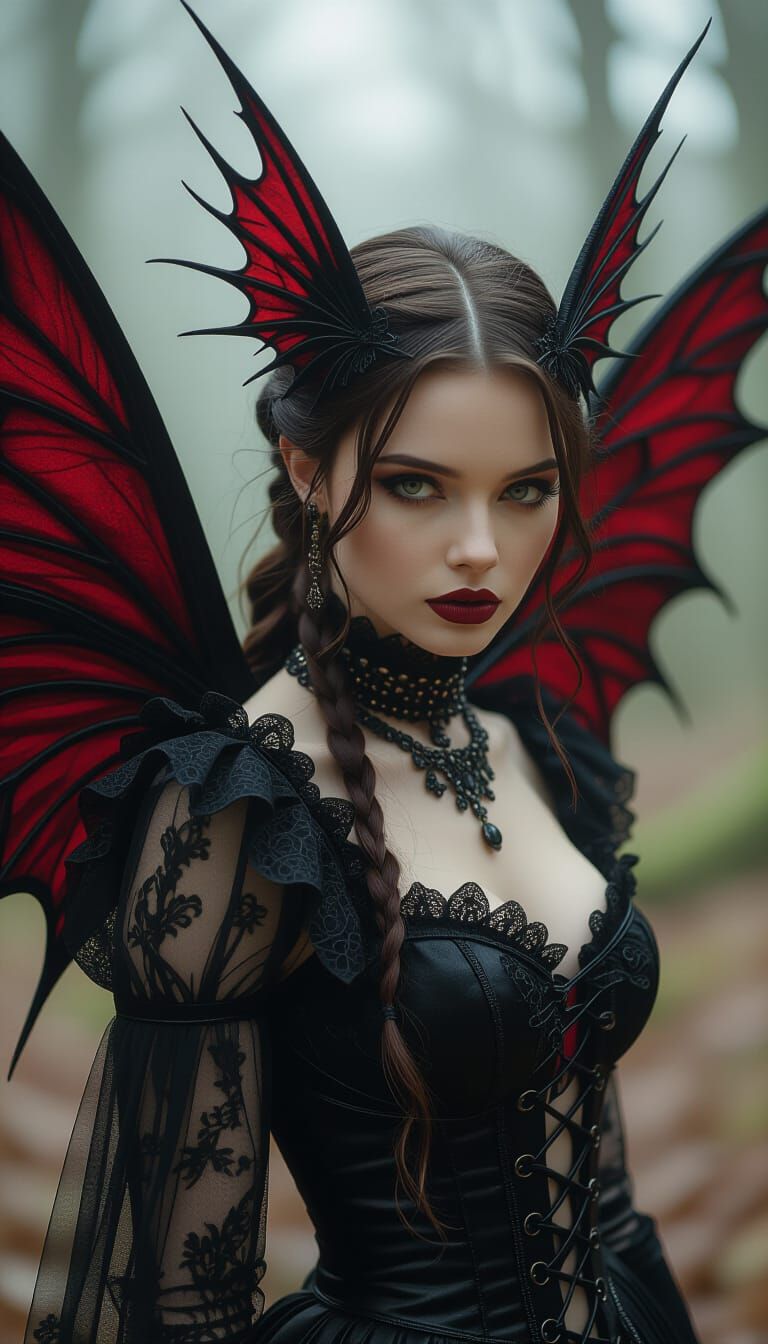 Gothic Blood Fairy Cinematic Film Still