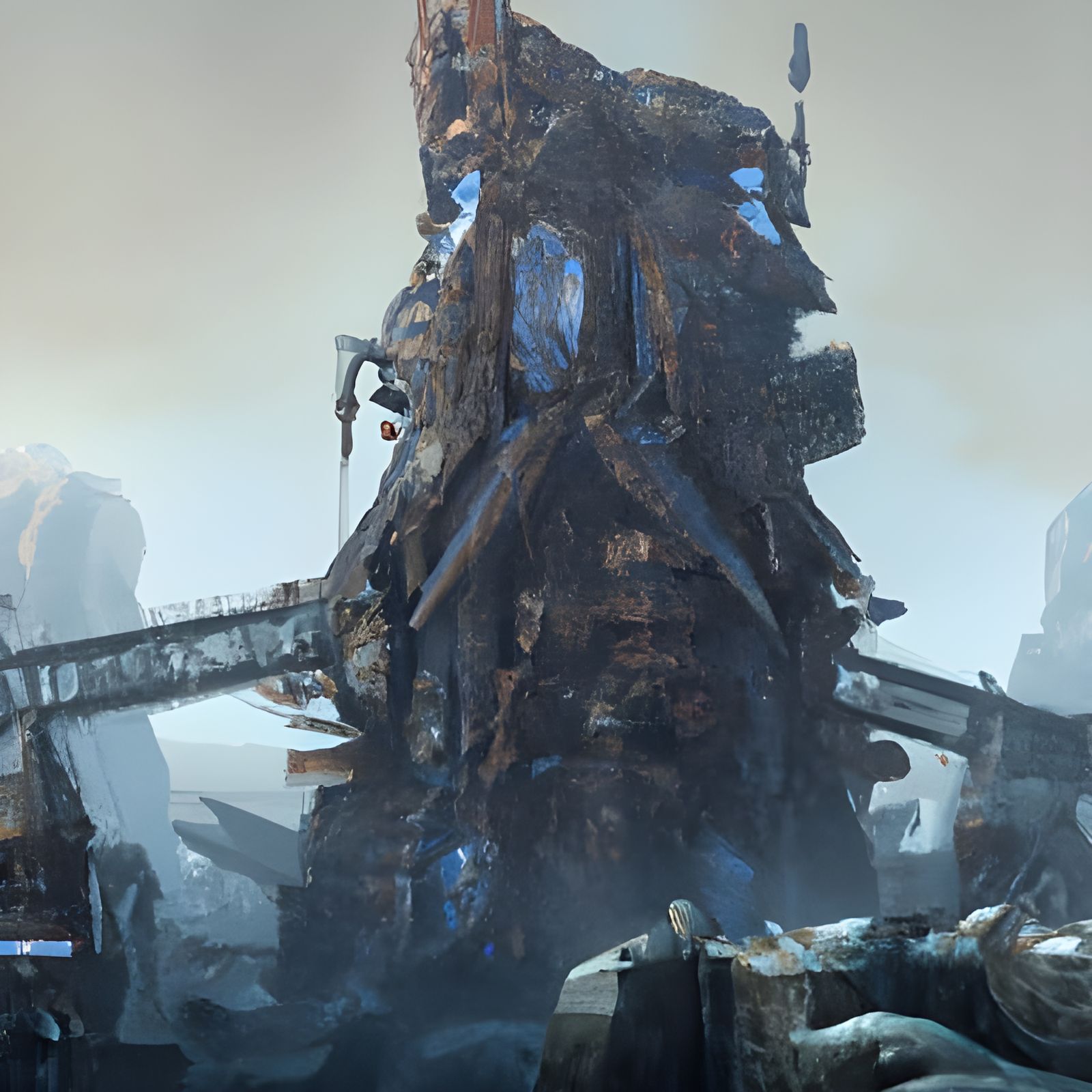 Fantastical Matte Painting in Deep Color