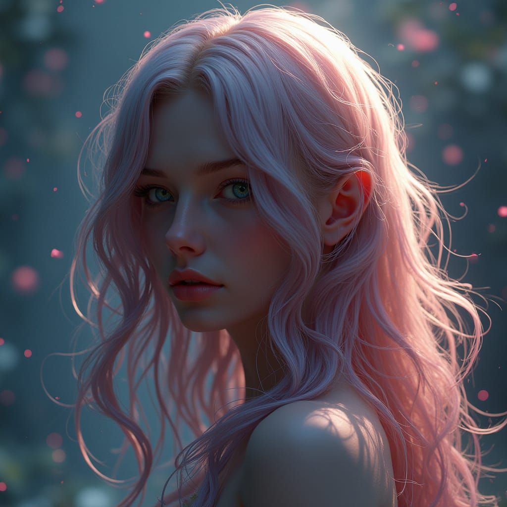 Fantasy Haircut Concept Art: Wispy Layers