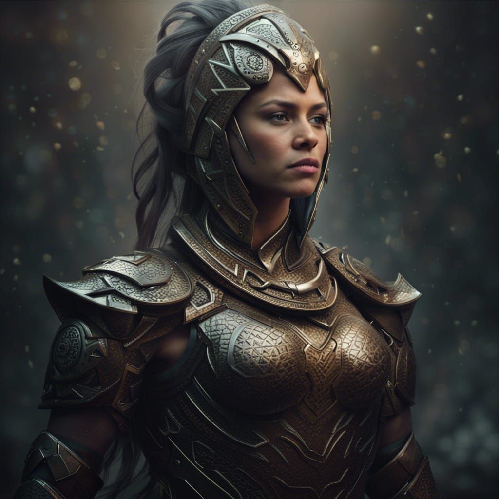 Image of a Strong Woman Generated by AI