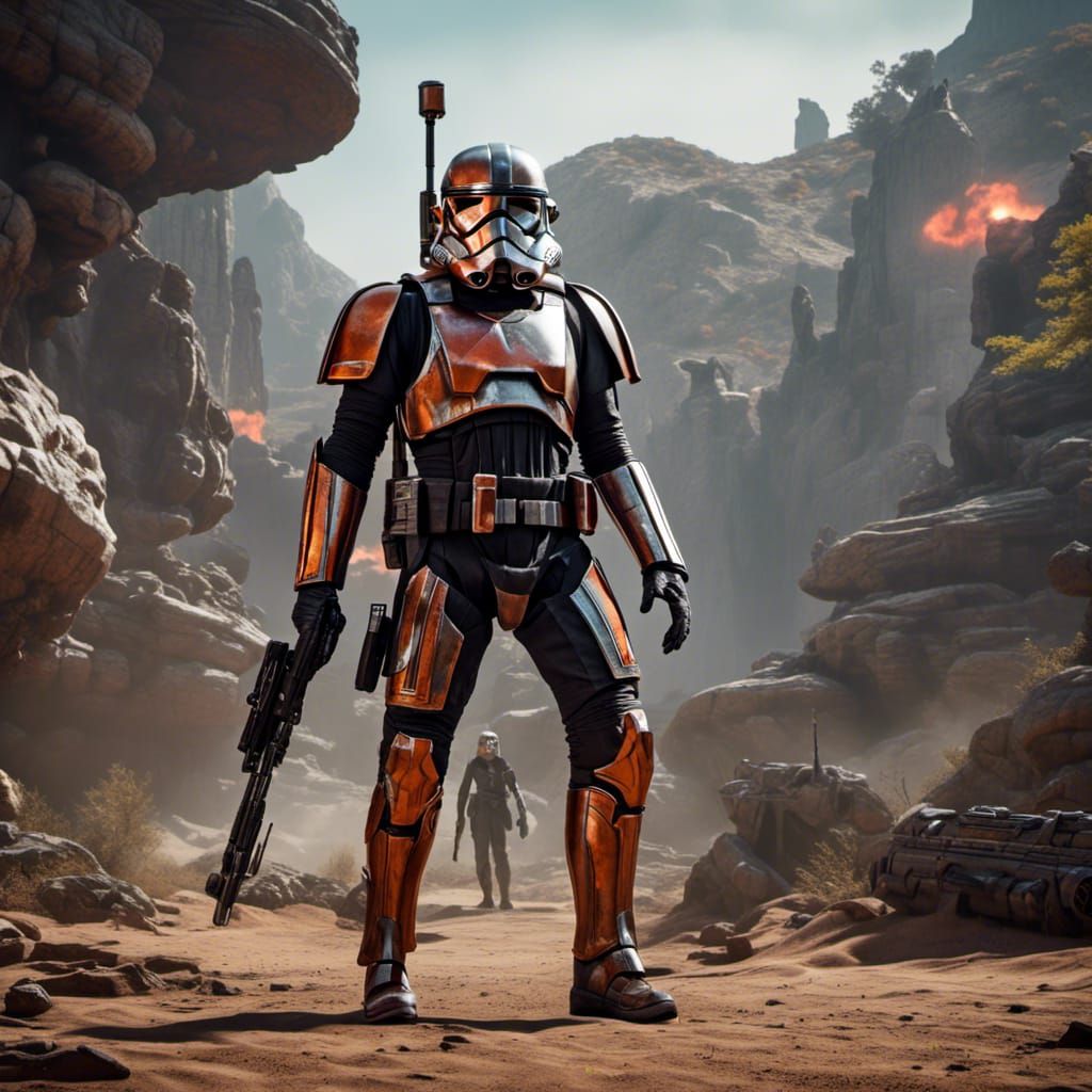 Gar Saxon Super Commando in Detailed Matte Painting