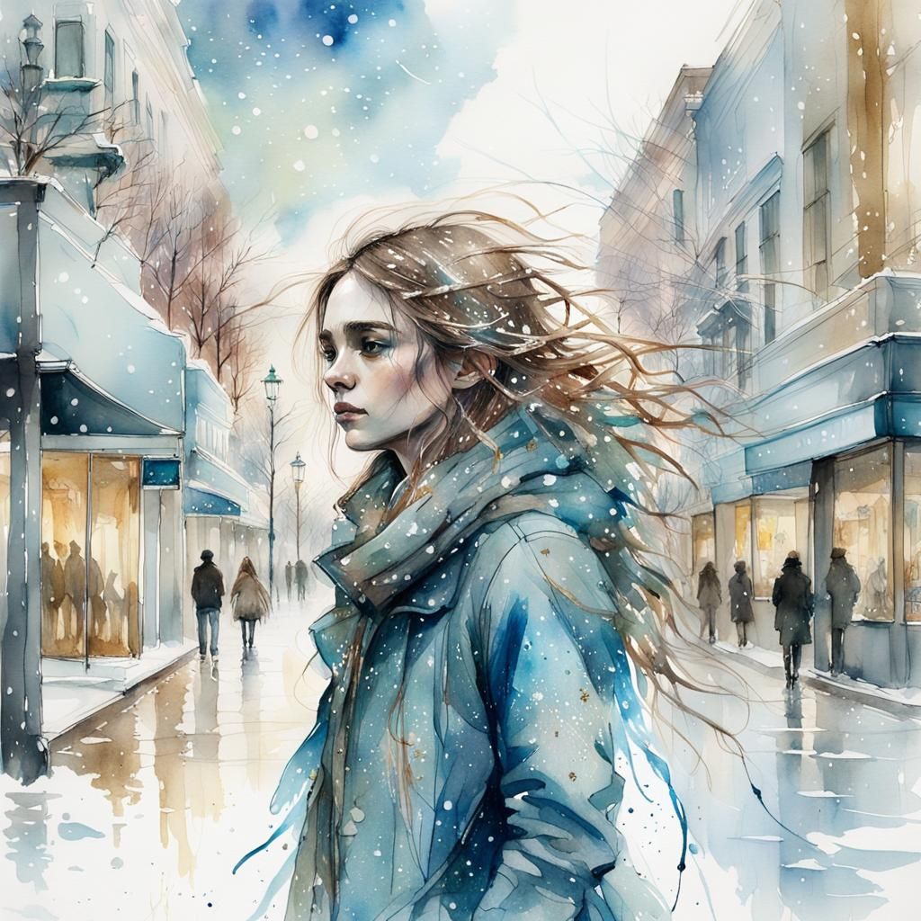 Ethereal Winter Dream on Rodeo Drive