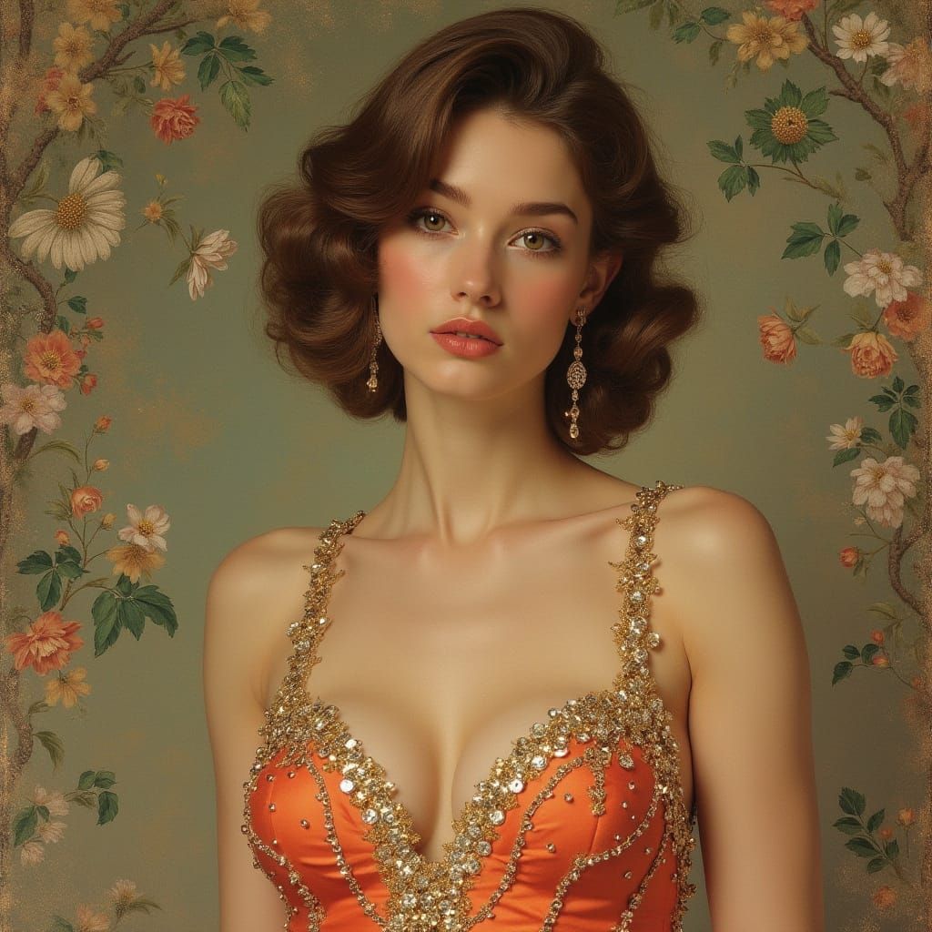 Elegant Futuristic Goddess