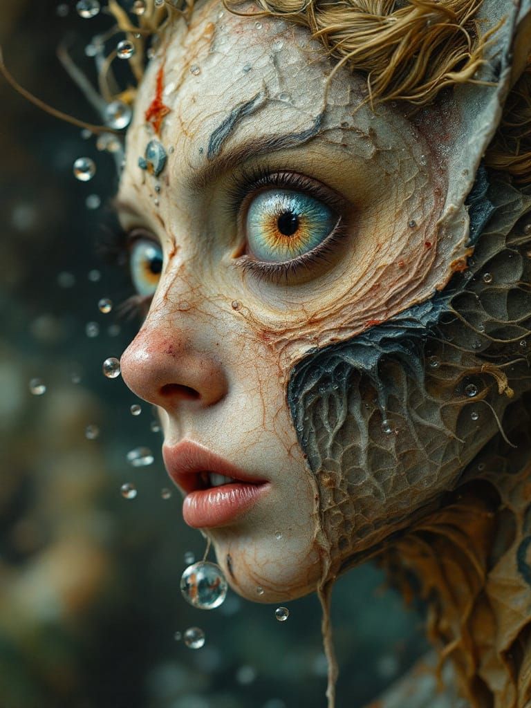 Bosch's Garden of Earthly Delights in Hyperrealism