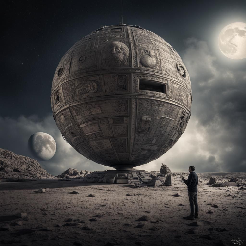 Hyperrealistic Atmospheric Scene with Intricate Details