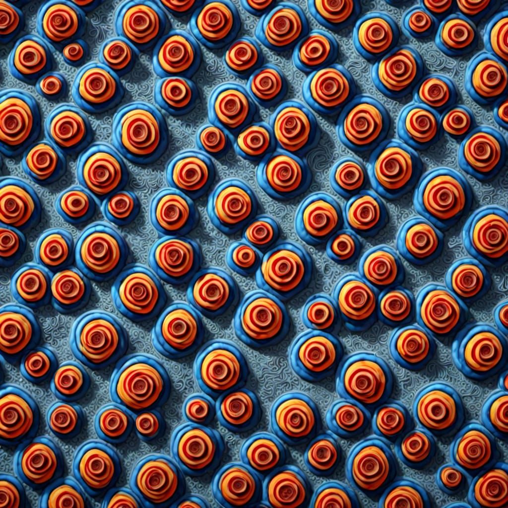 Mesmerizing 3D Illusion with Paisley Hyperrealism