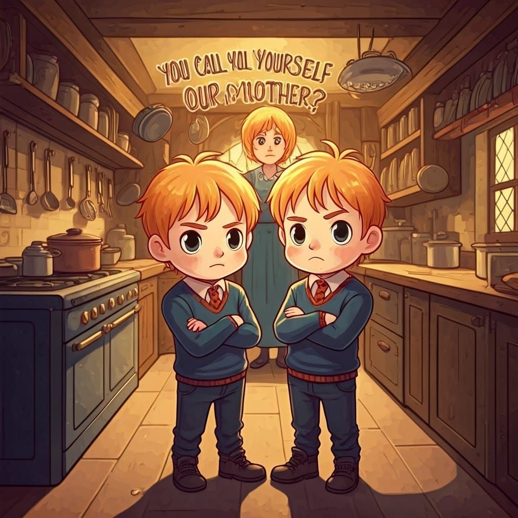 Fred and George Weasley in Chibi Form