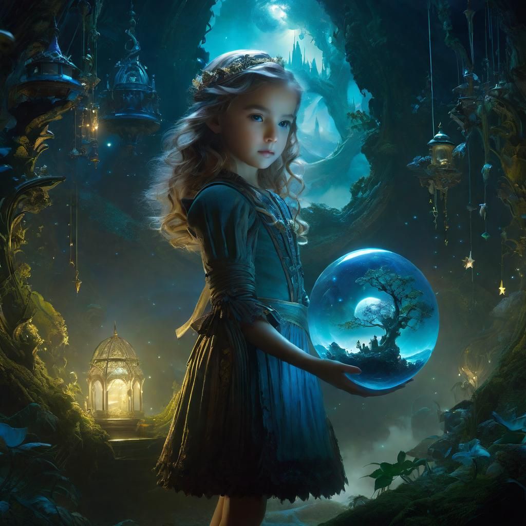 Miniature World Emerges in Detailed Fantasy Art