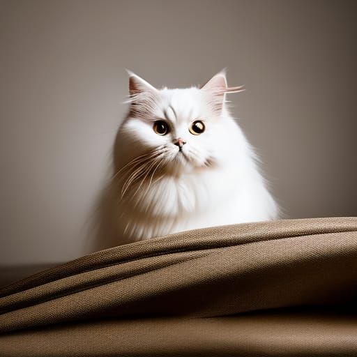 Luxurious Persian Cat Portrait, Fine Art Photograph