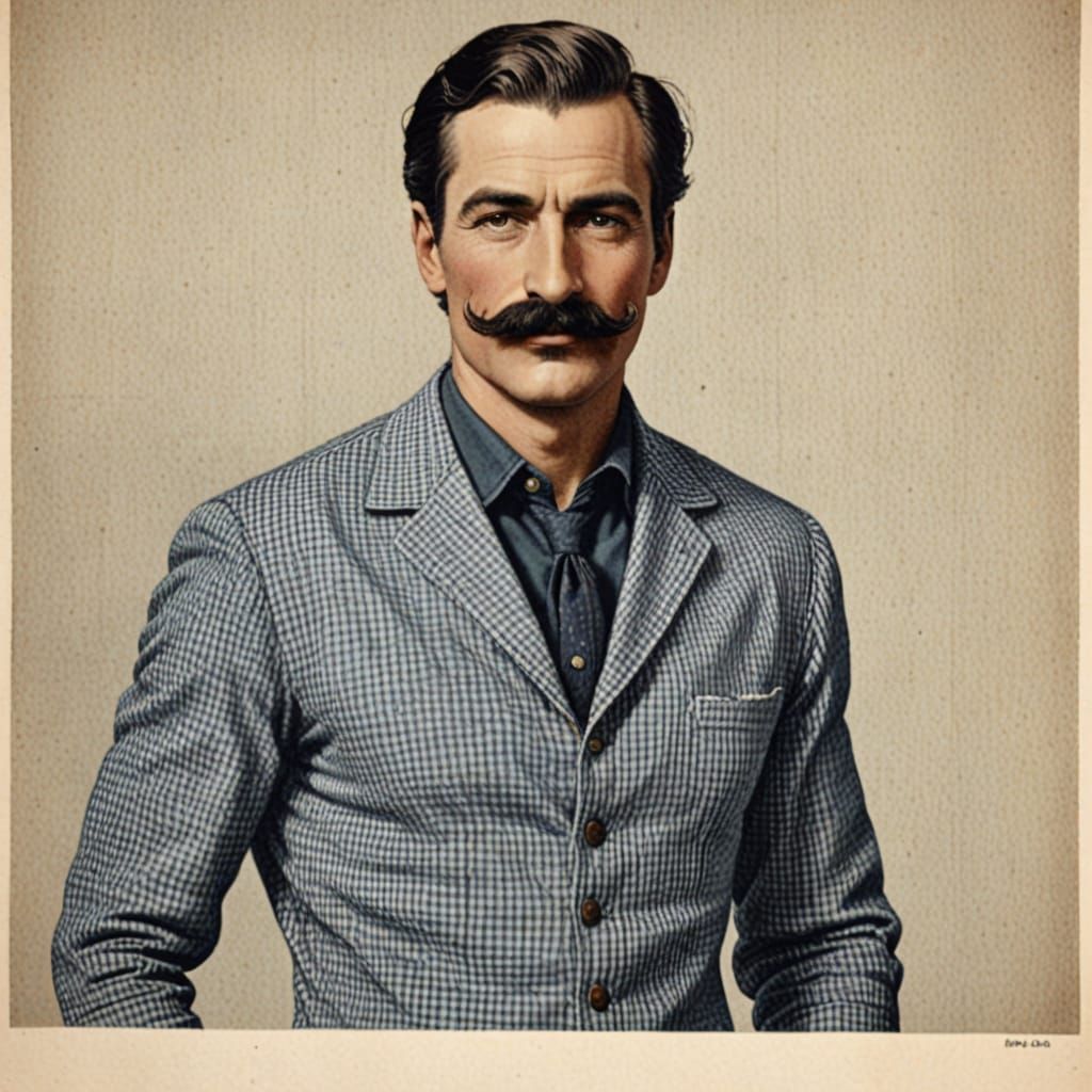 Dapper Gentleman in Classic Gingham