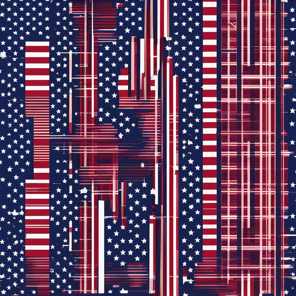 AI Generated American Flag